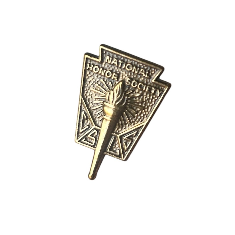 Vintage National Honor Society pin